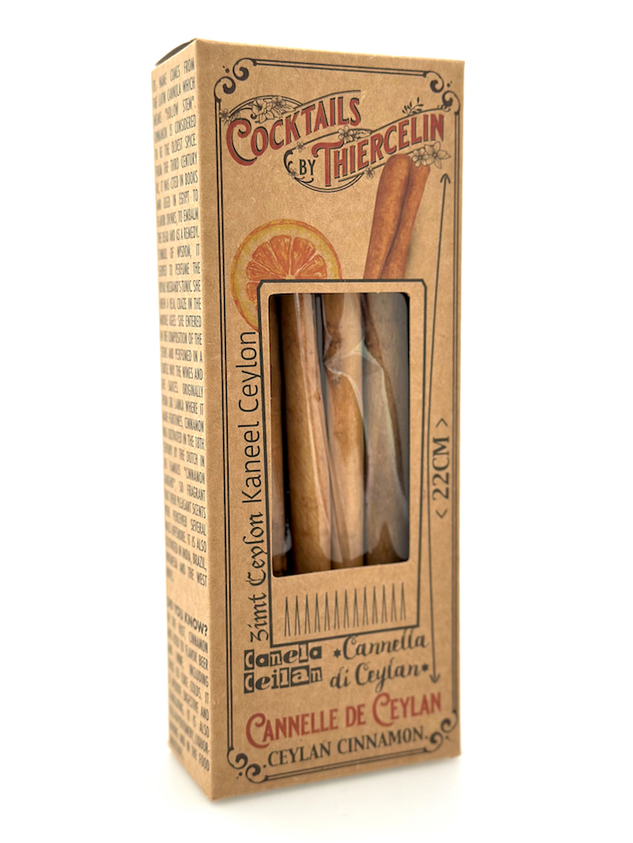 CANNELLA DI CEYLON, tubi interi 22 cm, scatola di cartone 200 g