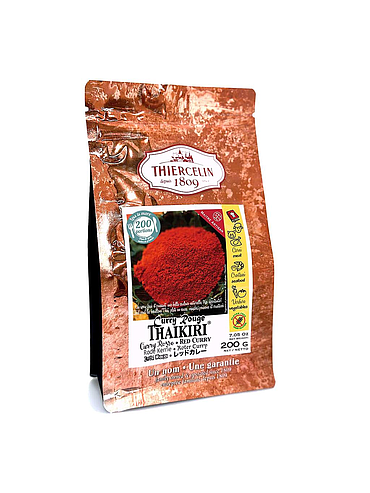 RED CURRY THAIKIRI®, mix of spices, resealable zip bag 200 g 