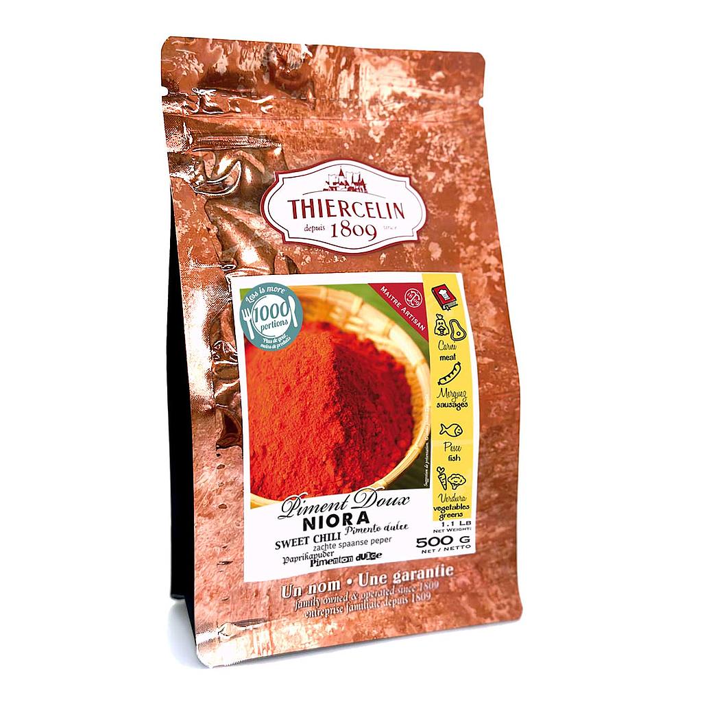 PIMENT DOUX (NIORA), poudre, sachet fraîcheur refermable 500 g