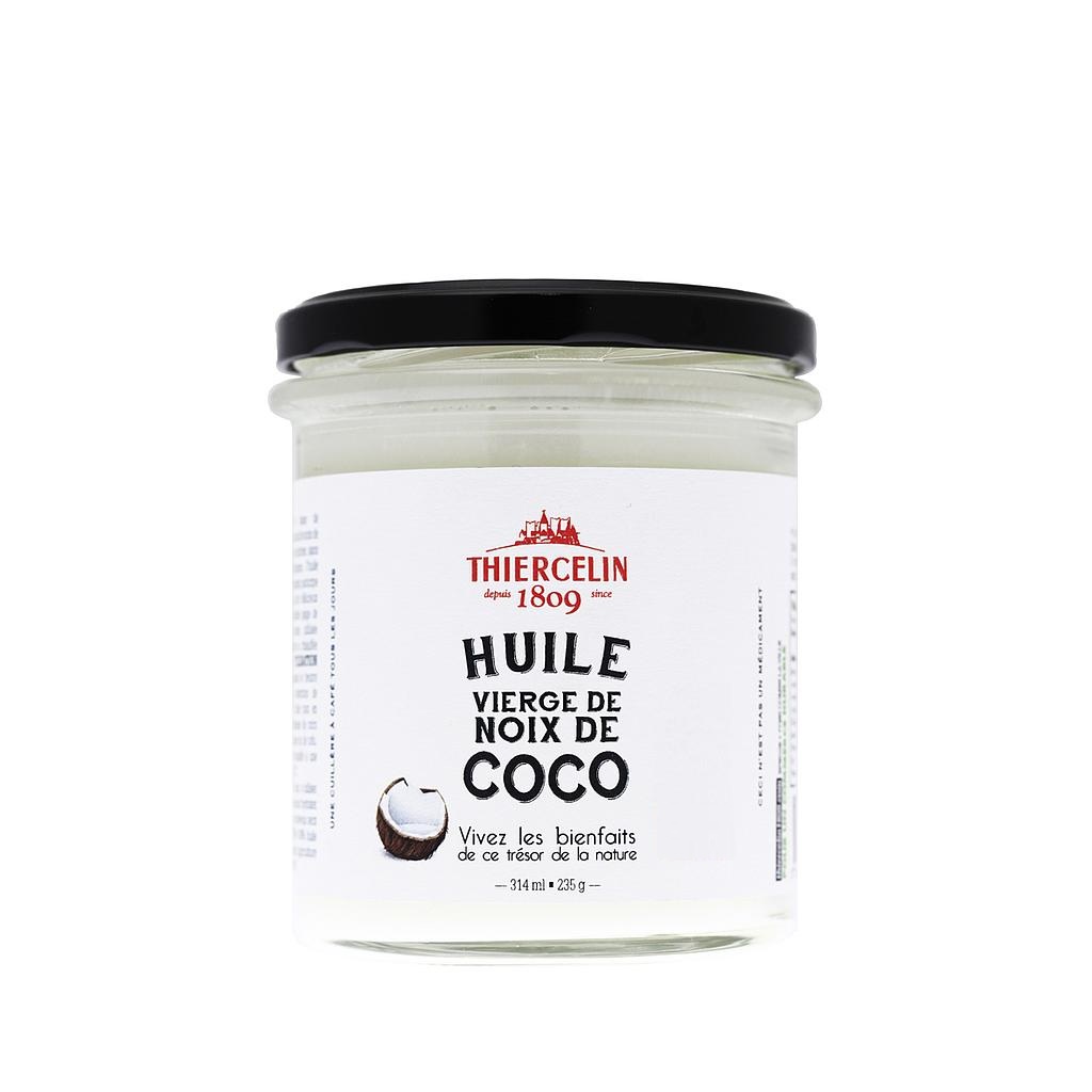 HUILE DE NOIX DE COCO BIO, vierge, première pression, issu de l'agriculture biologique, bocal 314 ml, 235 g