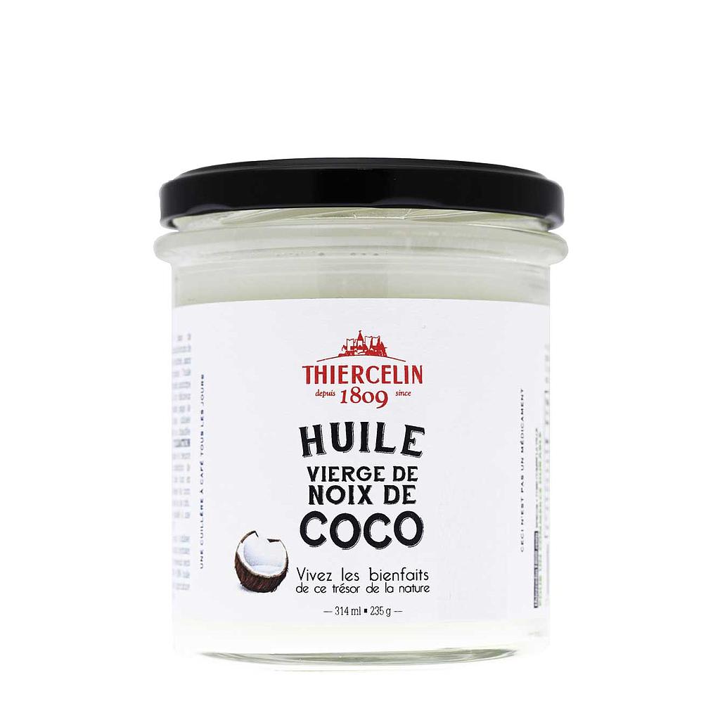 HUILE DE NOIX DE COCO, vierge, première pression, bocal 314 ml, 235 g