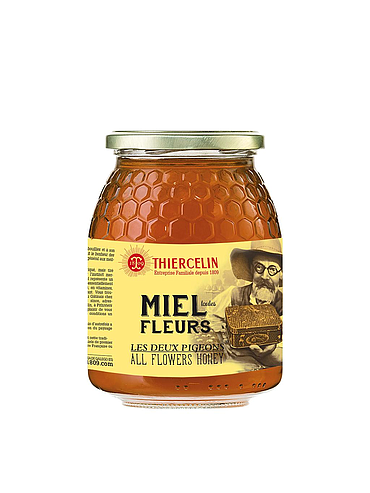 MIELE DI TUTTI I FIORI, multifloreale, barattolo di vetro da 1 kg