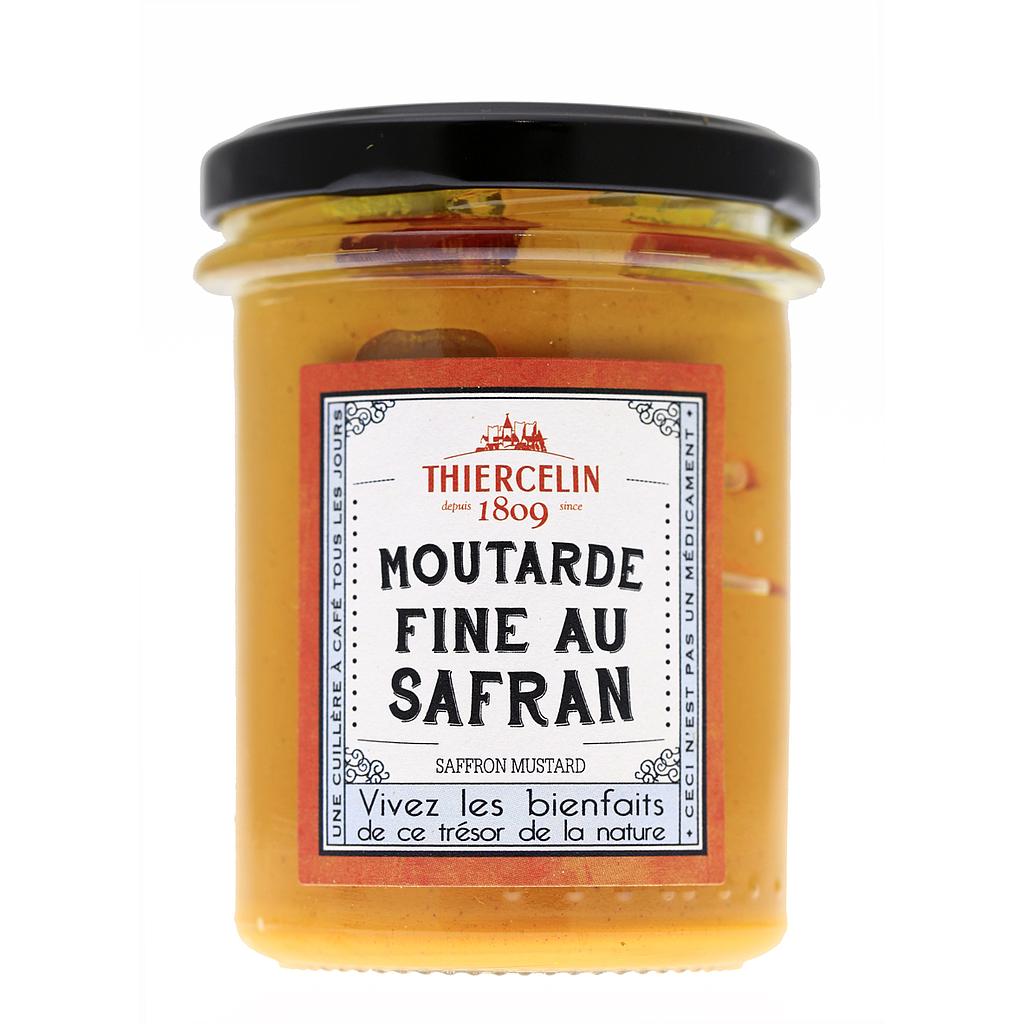 SAFRAN MUSTARD, fine, naturally flavored, glass jar, 200 g 