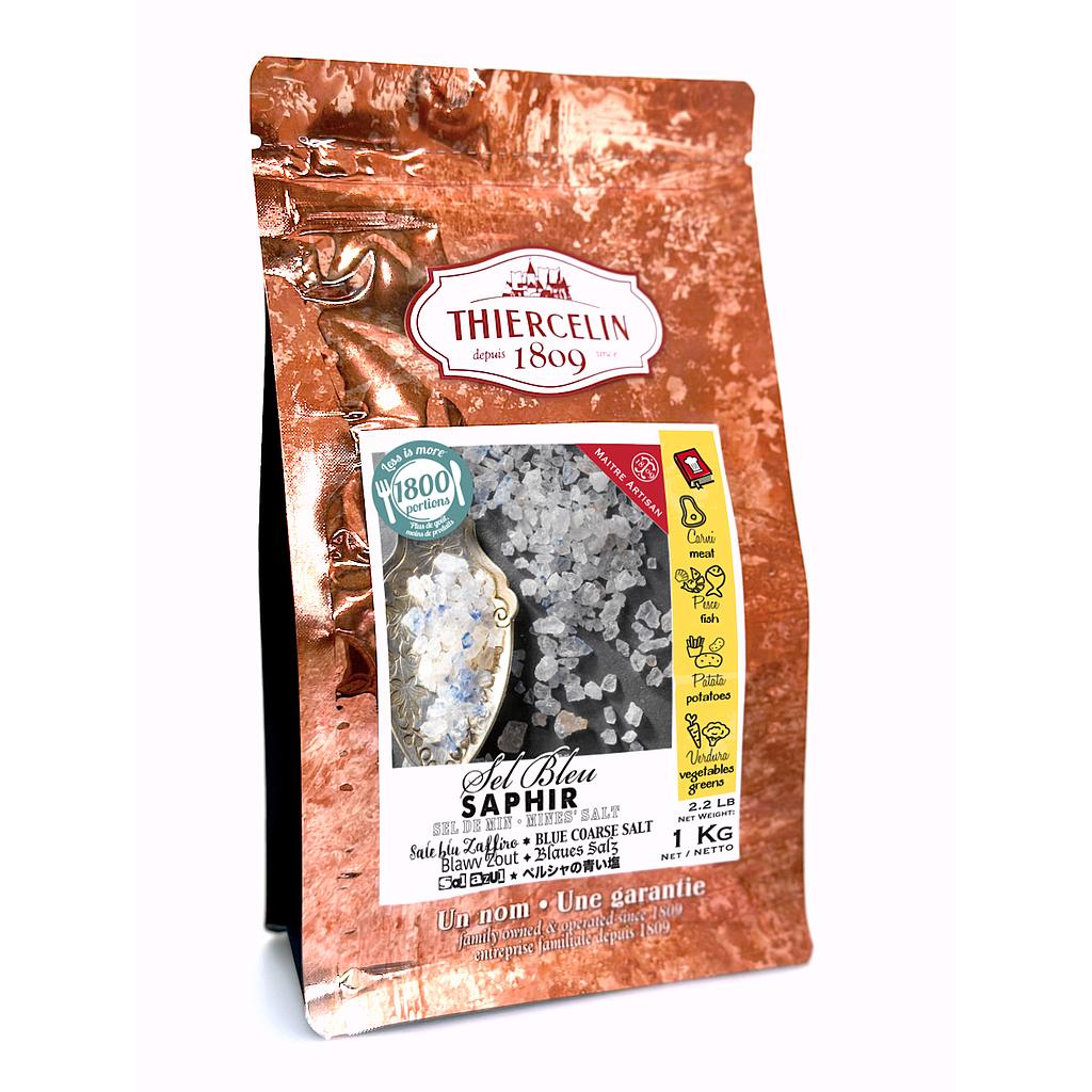 SALE BLU ZAFFIRO DI PERSIA, granuli, busta salvafreschezza richiudibile, 1 kg