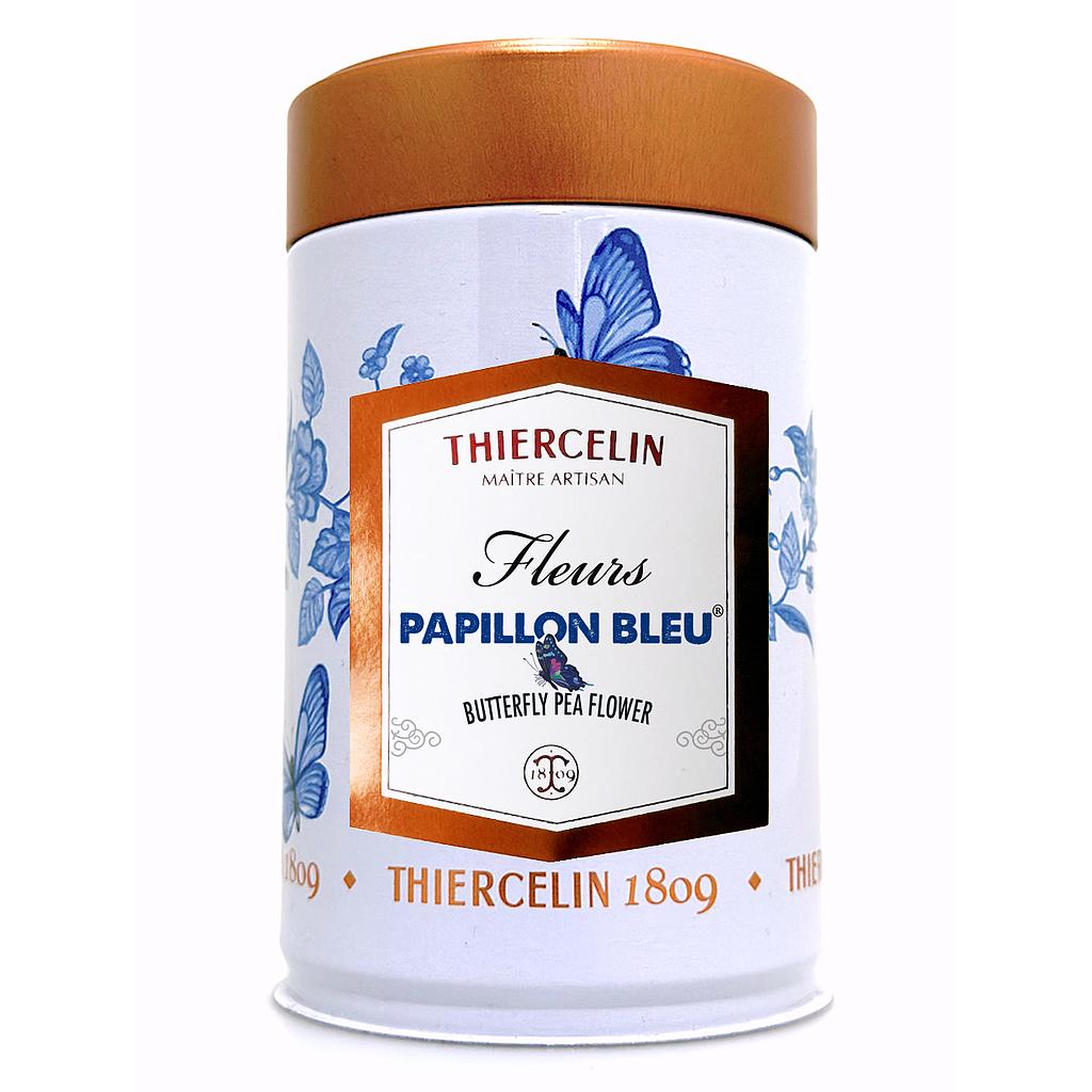 FLOR DE GUISANTE MARIPOSA PAPILLON BLEU®, flores secas, lata metálica 50 g