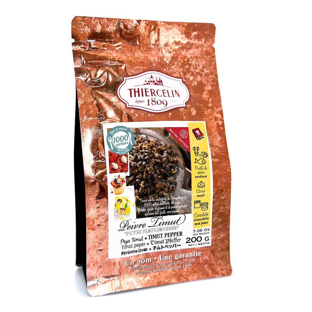 POIVRE TIMUT DU NÉPAL, fruits séchés (follicules), sachet fraîcheur refermable 200 g