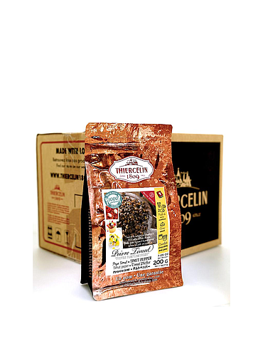 TIMUT-PFEFFER AUS NEPAL, getrocknete Früchte (Bollikel), wiederverschließbarer Frischebeutel, Karton à 12 x 200 g