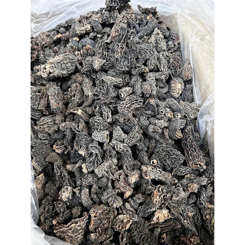 MORELS, qualidade industrial Grau A, caixa a granel kg