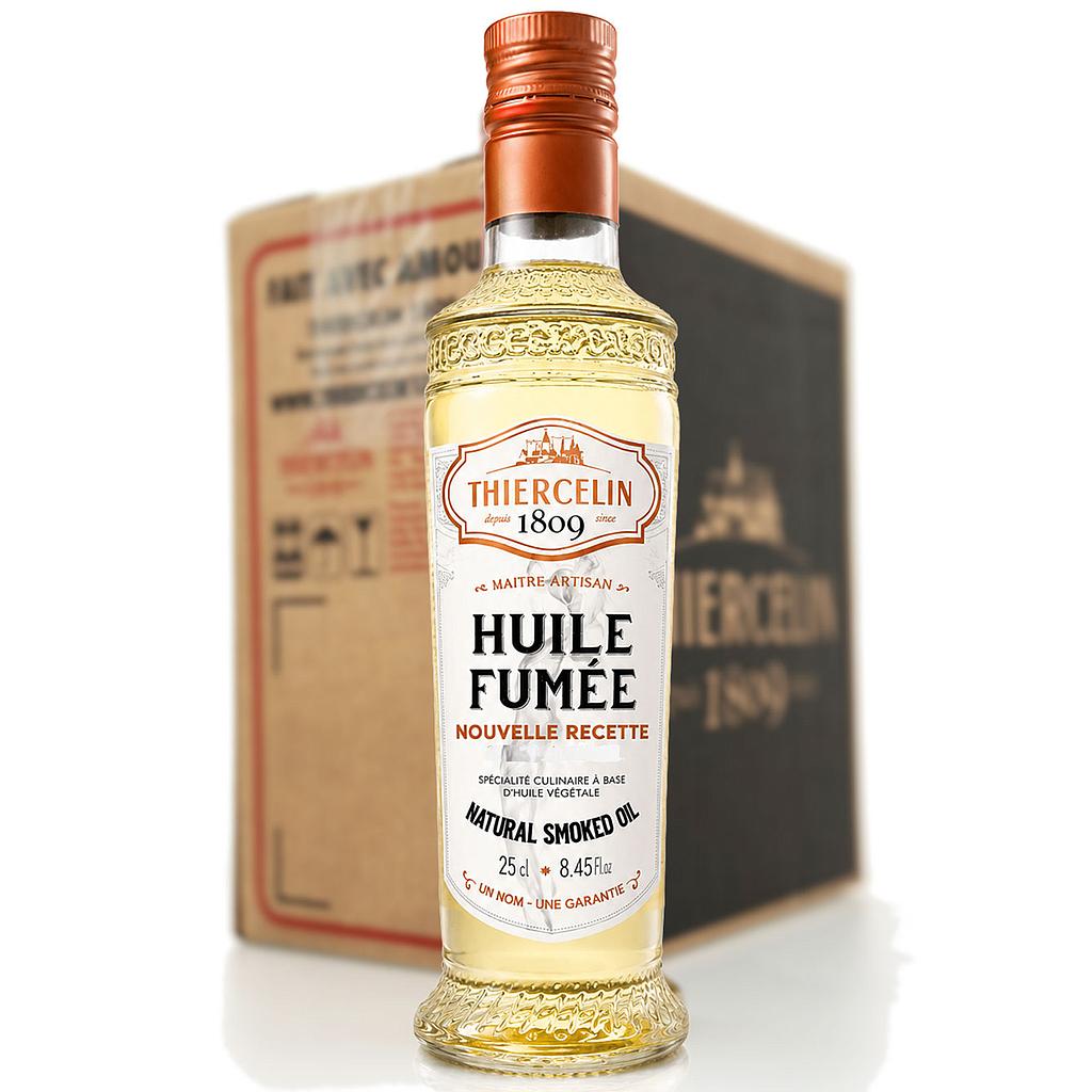 Olio affumicato liquido, bottiglia con beccuccio integrato, cartone da 6 x 25 cl