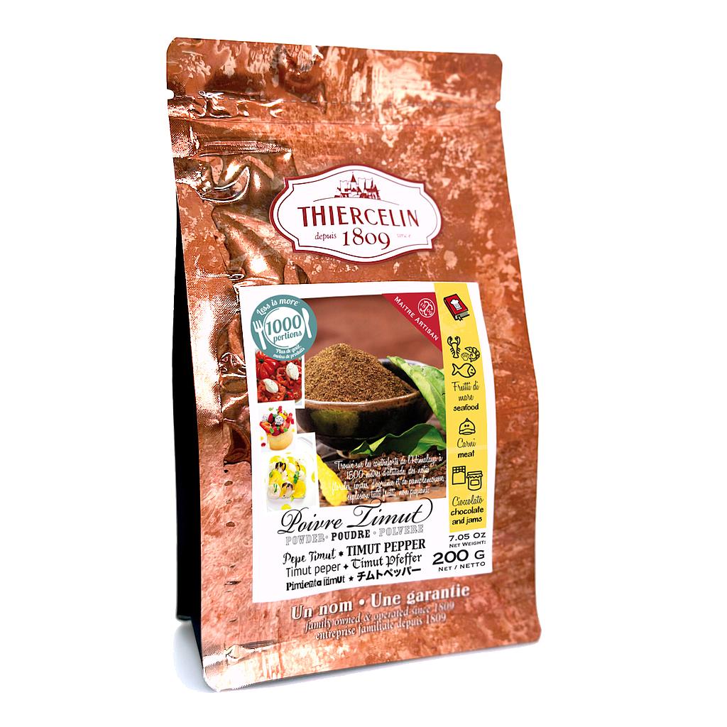 POIVRE TIMUT DU NÉPAL, poudre, sachet fraîcheur refermable 200 g