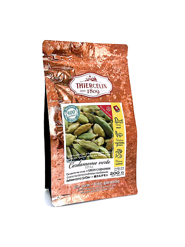 CARDAMOMO VERDE, capsule intere, busta salvafreschezza richiudibile 200 g