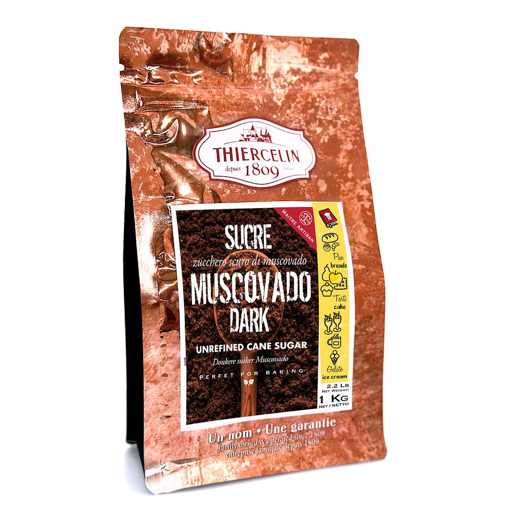 MUSCOVADO DARK SUGAR, 500 g cardboard box | Thiercelin 1809