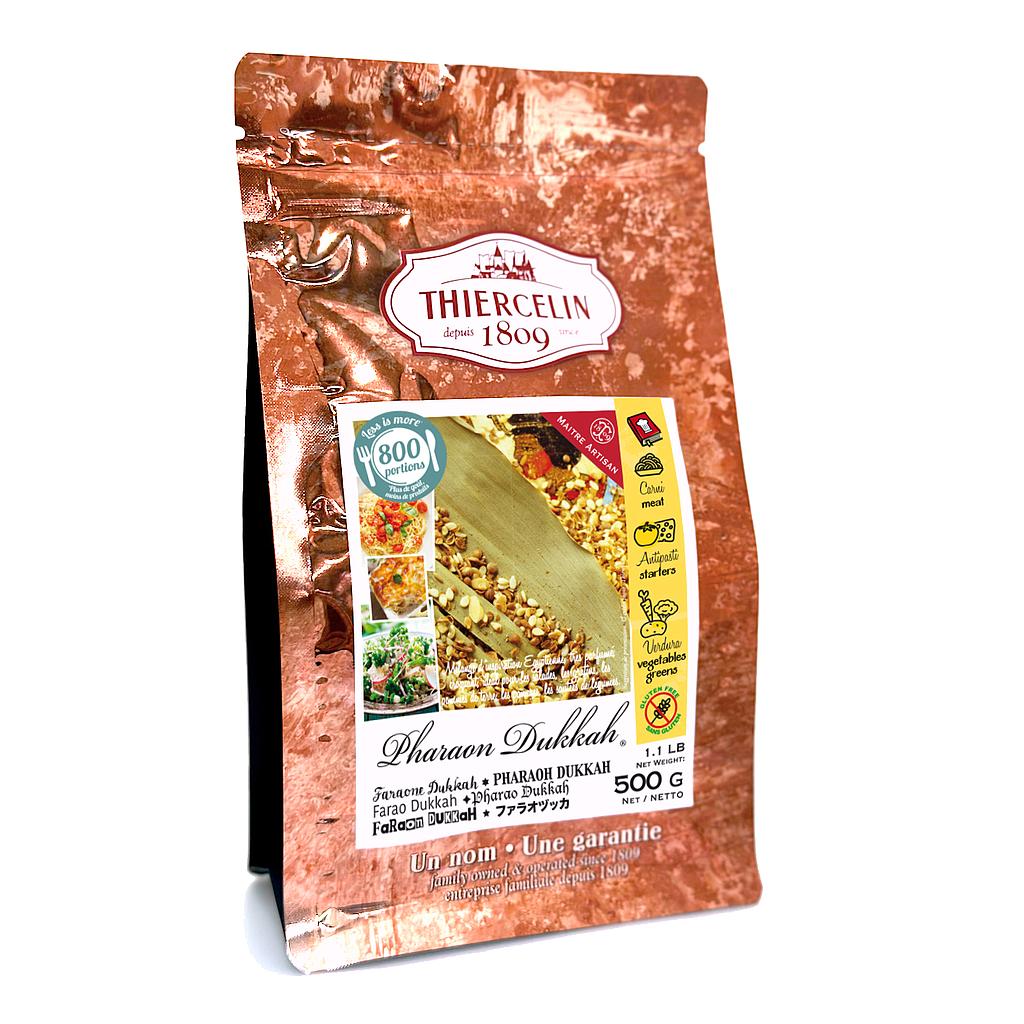 PHARAON DUKKAH®, mistura de especiarias trituradas, saco de frescura reutilizável 500 g