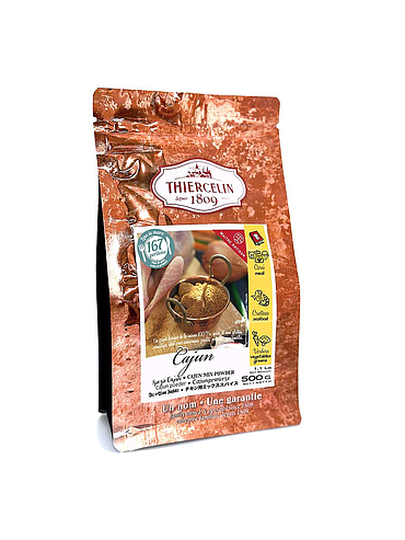 CAJUN (TEMPERO), mistura em pó, saco de frescura reutilizável 500 g