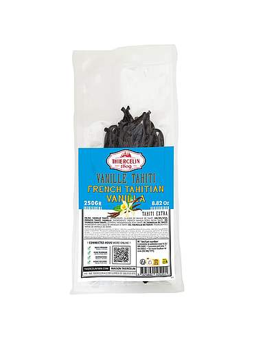 TAHITIAN VANILLA, extra pods, vacuumed sealed 250 g 