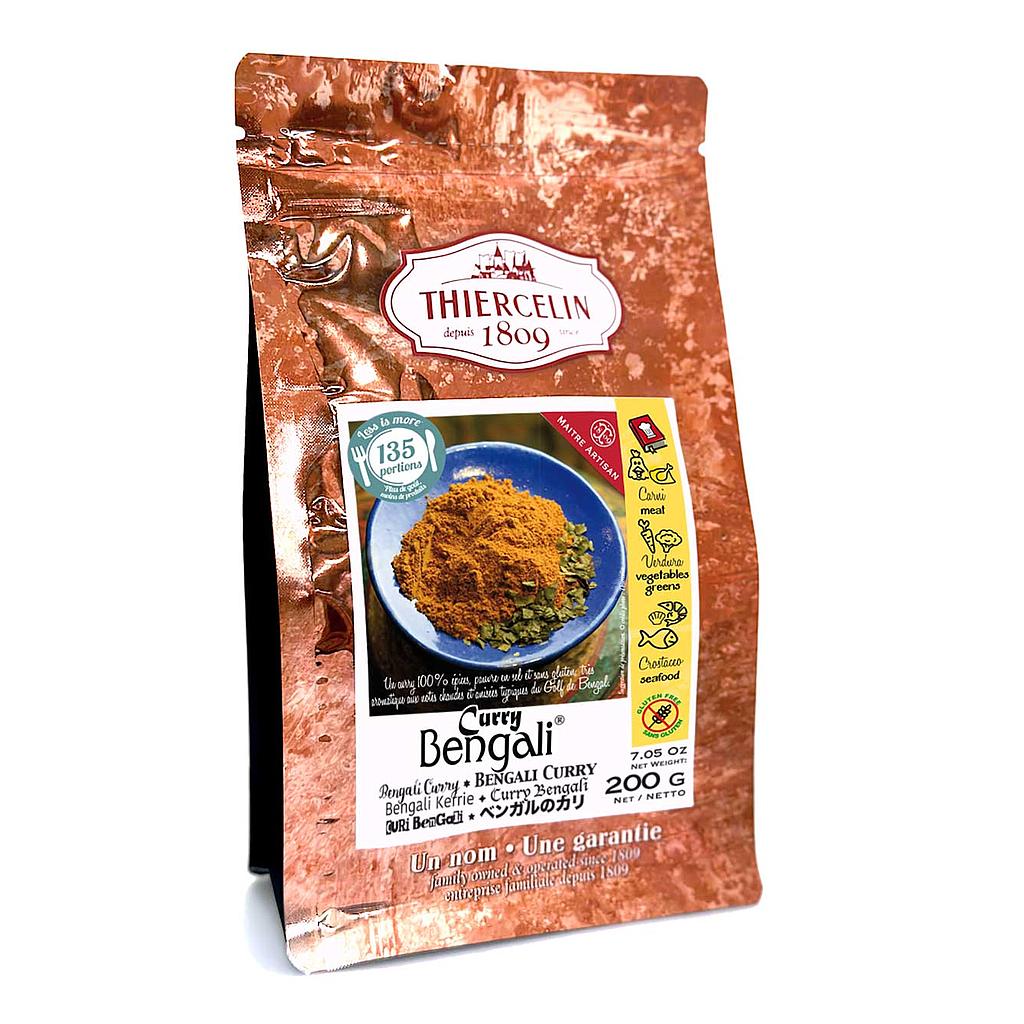 CURRY BENGALI®, powdered spice blend, resealable zip bag 200 g 