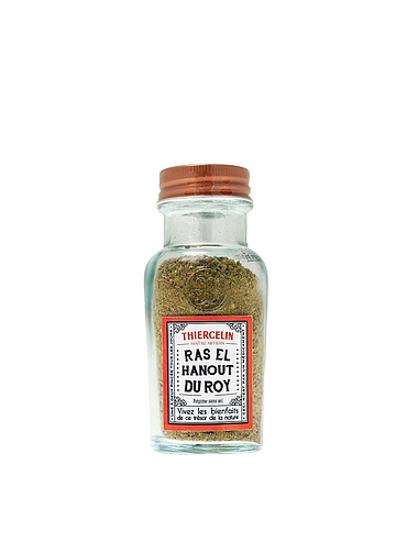 RAS EL HANOUT DU ROY, mistura de especiarias trituradas, frasco de vidro reciclado, 60 g