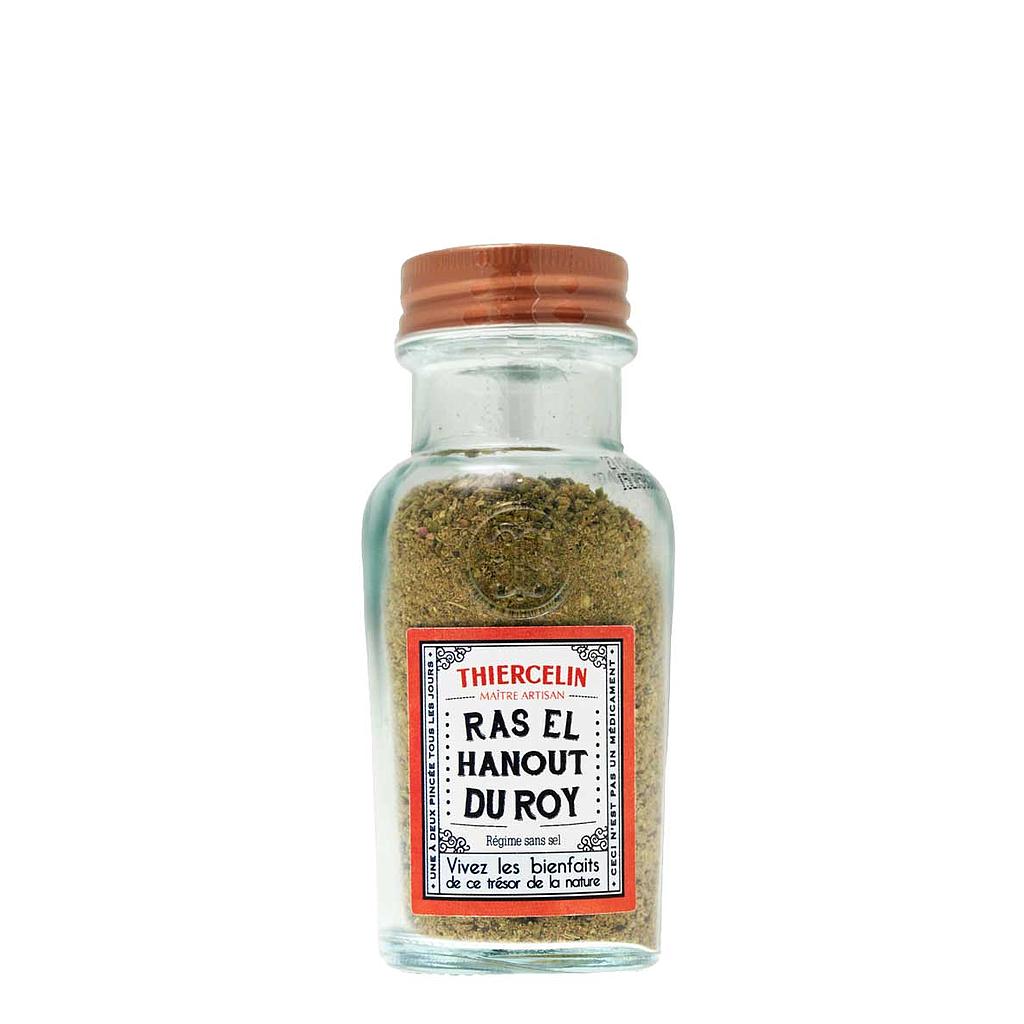 RAS EL HANOUT DU ROY, gemalen kruidenmengsel, pot van gerecycled glas, 60 g