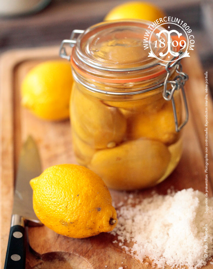 LIMONI CONSERVATI con fior di sale, vaso in vetro Le Parfait®, apertura meccanica, 250 g