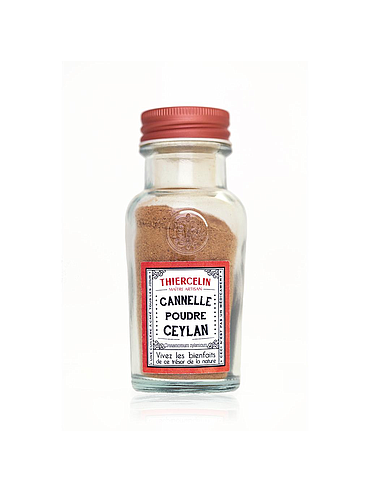 CINNAMON OF CEYLAN, powder, recycled glass jar 40 g 