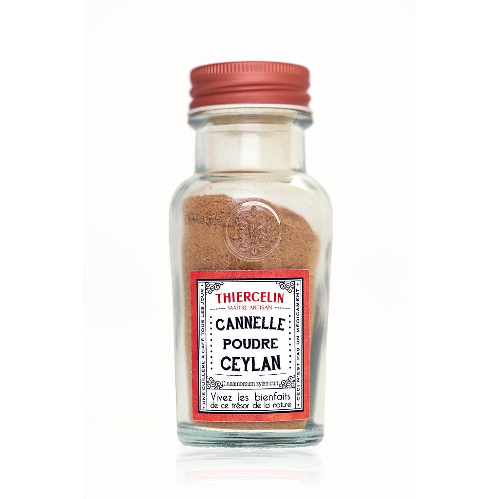 CEYLON KANEEL, poeder, gerecyclede glazen doos 40 g