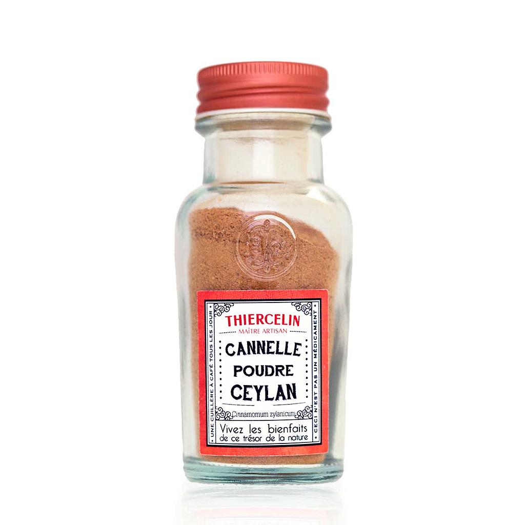 CANNELLA DI CEYLON, polvere, astuccio in vetro riciclato 40 g