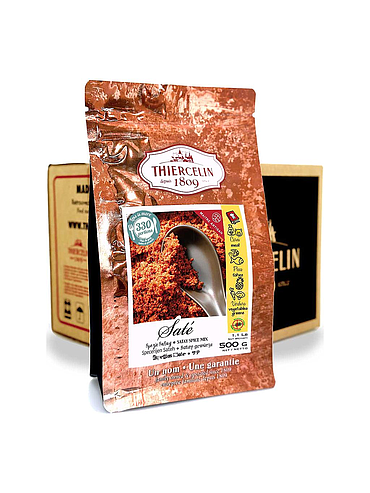 SATE, poudre, sachet fraîcheur refermable, Carton de 16 x 500 g
