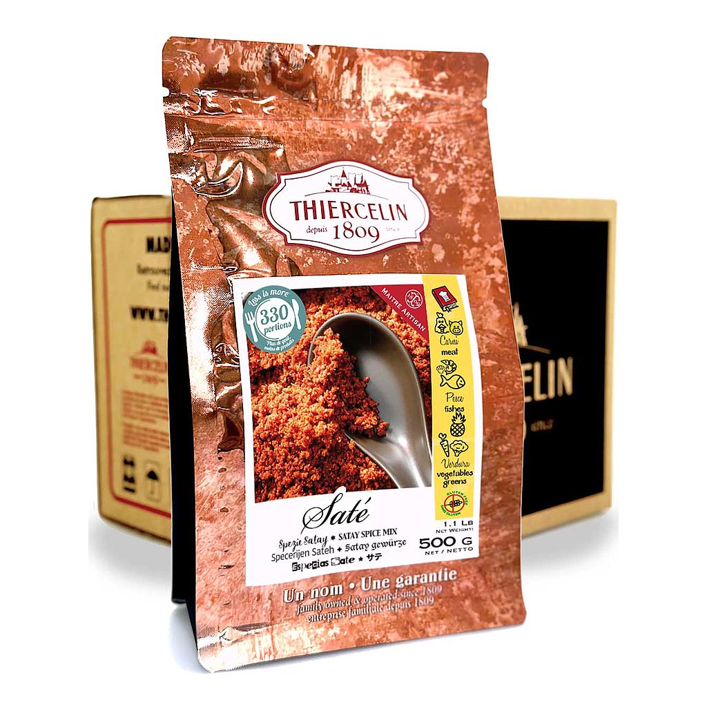 SATE, polvo, frescor resellable sobre, Carton of 16 x 500 g