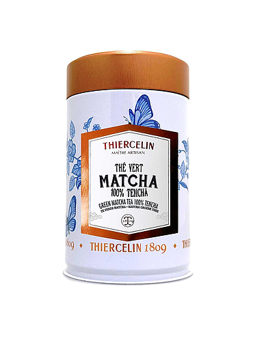 Té verde matcha, en polvo, Japón, lata metálica, 125 g