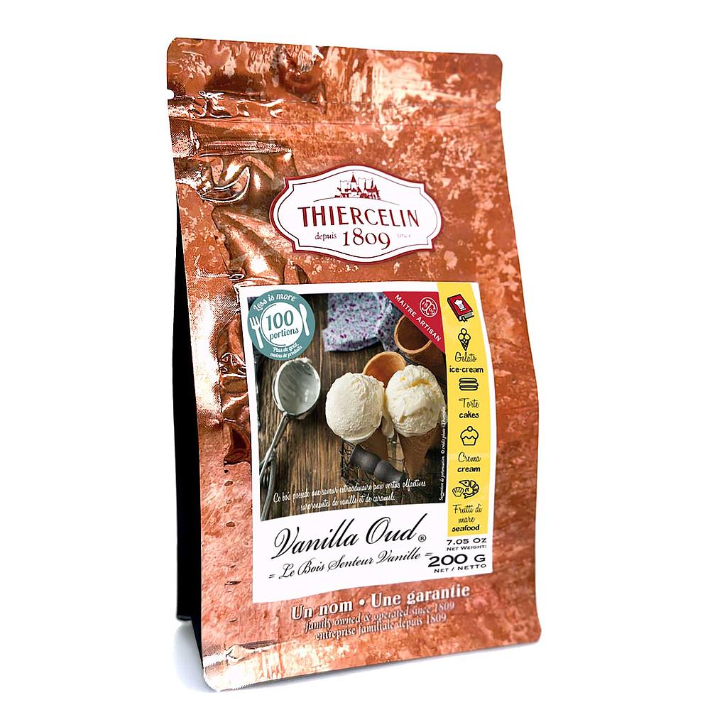 VANILLA OUD®, legno triturato e polverizzato, busta salvafreschezza richiudibile 200 g