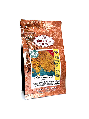 Gelbes Ras el Hanout, Pulver, wiederverschließbarer Frischebeutel 500 g
