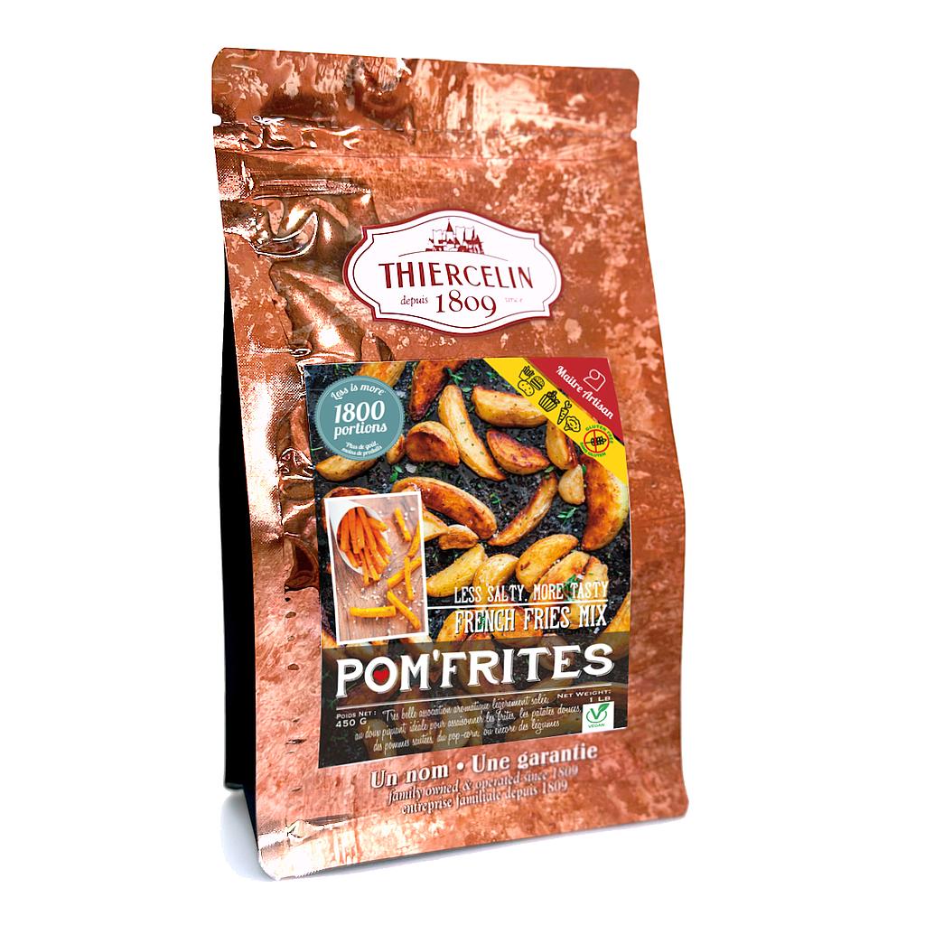 POM’ FRITES®, épices poudre, sachet fraîcheur refermable 450 g