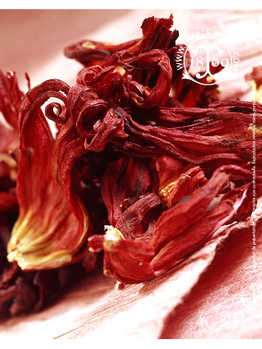 HIBISCUS ROUGE BIO, fleurs séchées, issu de l'agriculture biologique, sac 15 kg, kilo vrac