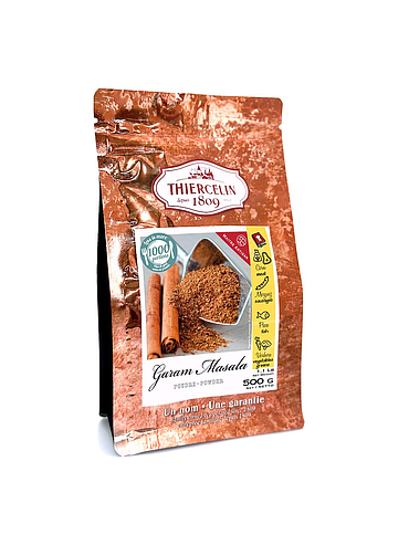 GARAM MASALA, powder, resealable zip bag 500 g 