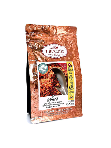 SATE, kruidenmix, hersluitbare vershoudzak 500 g