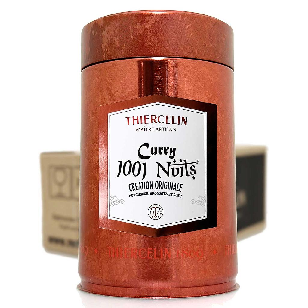 CURRY 1001 NUITS®, polvo, lata de metal, Caja de 12 x 100 g