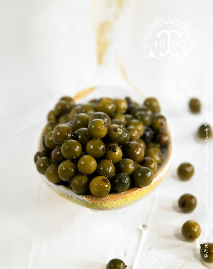 POIVRE VERT EN SAUMURE, conserve métallique 450 g
