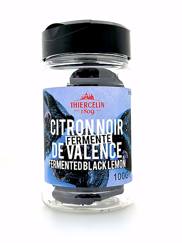 CITRON NOIR DE VALENCE, citrons noirs fermentés entiers séchés, pot PET 330 ml 100 g