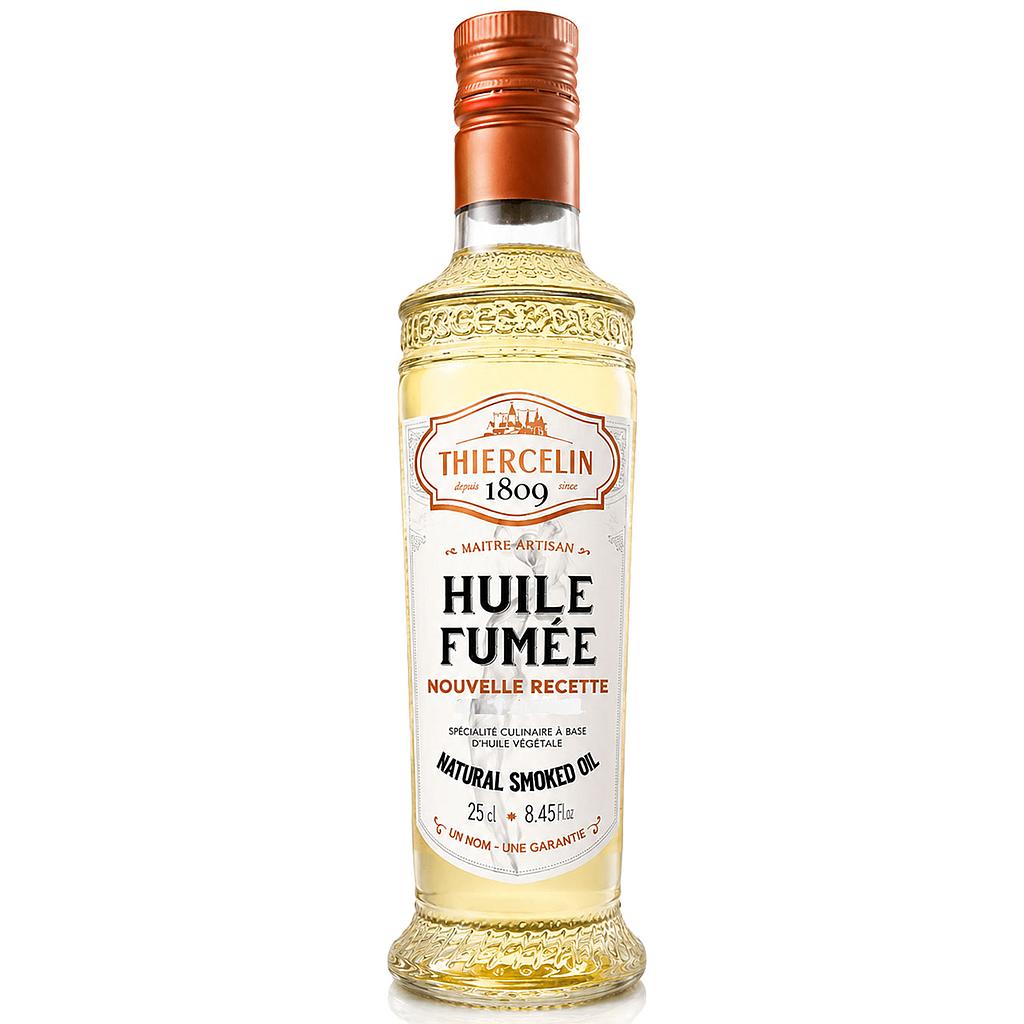 HUILE FUMEE, naturelle sans arômes ajoutés, bouteille avec bec verseur intégré 25 cl