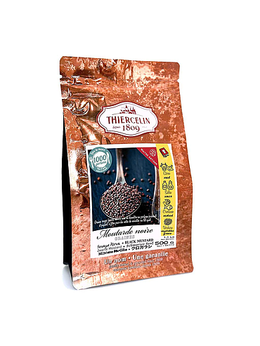 MOSTAZA NEGRA, semillas, frescura con cierre bolsa 500 g 
