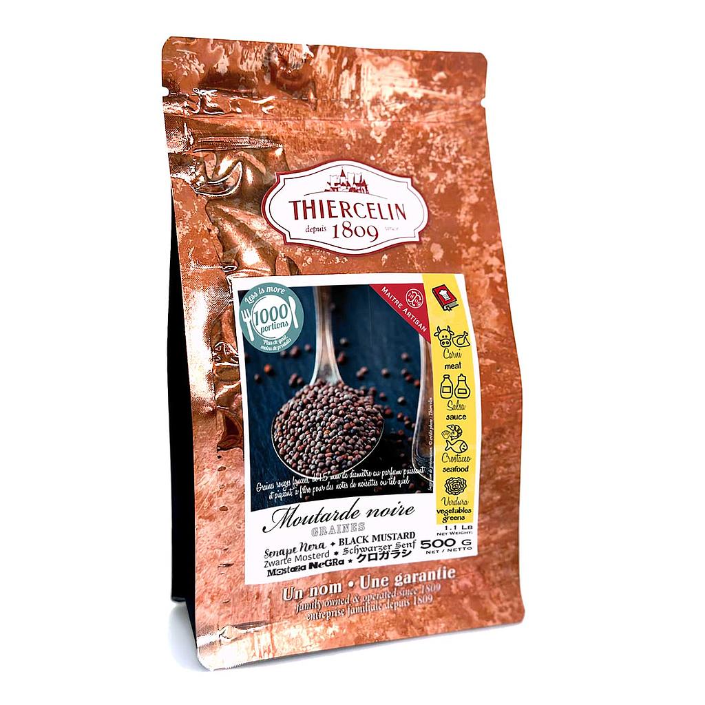 SENAPE NERA, semi, busta richiudibile per la freschezza 500 g
