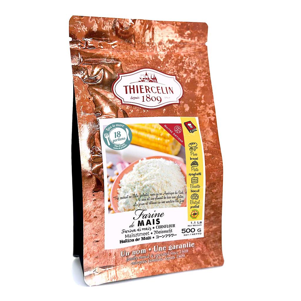Maïsmeelpoeder, hersluitbare vershoudzak 500 g