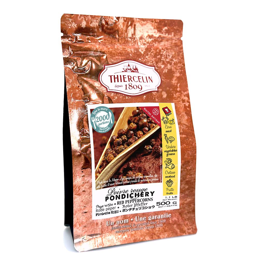 PIMENTA VERMELHA PONDICHERY®, grão, saco de frescura resselável 500 g