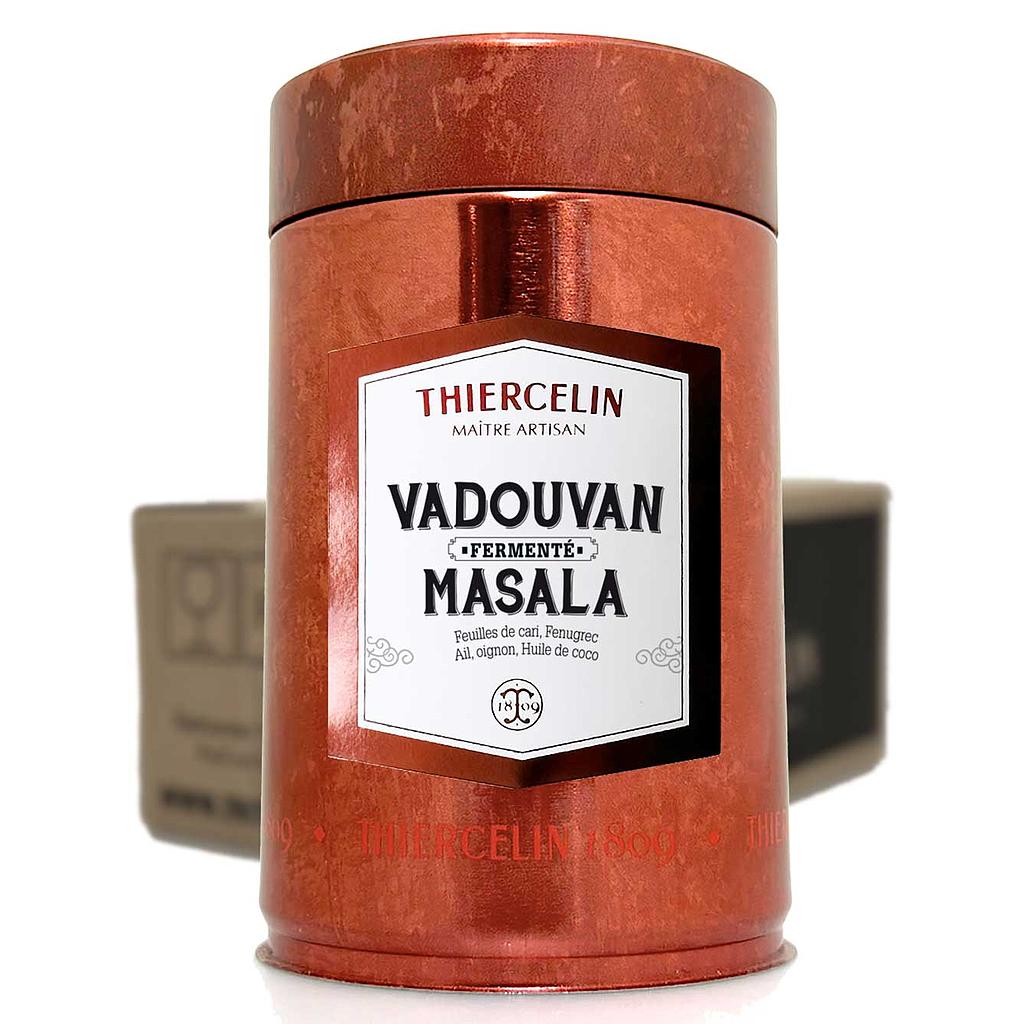 VADOUVAN MASALA, mélange d'épices fermentées, boîte métal cannette, Carton de 12 x 110 g