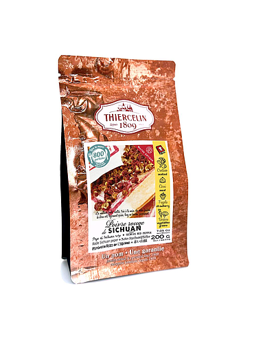 POIVRE DE SICHUAN ROUGE, fruits séchés (follicules), sachet fraîcheur refermable 200 g