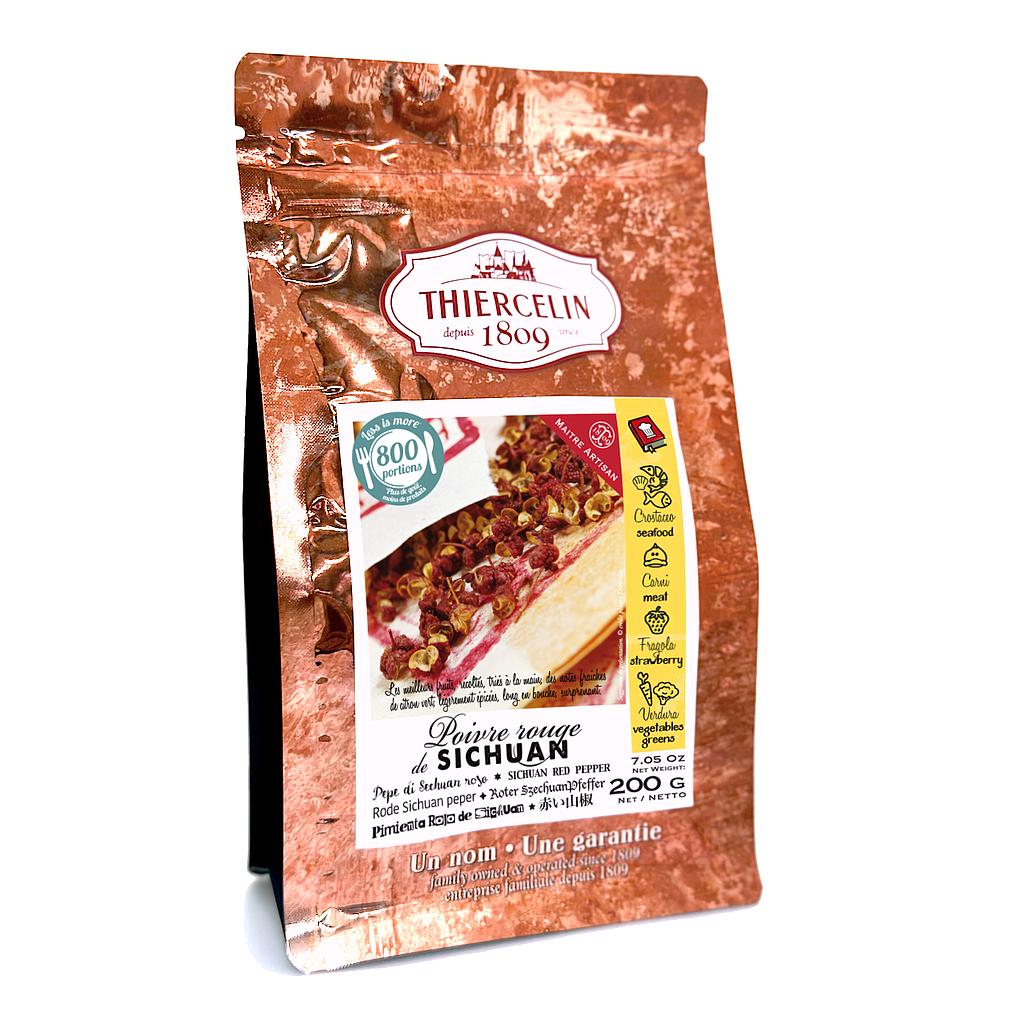 PEPE ROSSO DEL SICHUAN, frutta secca (follicoli), sacchetto salvafreschezza richiudibile 200 g