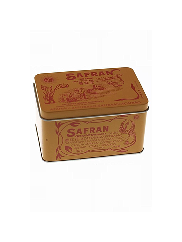 STIGMATI DI ZAFFERANO, interi, latta da collezione "La Récolte"®, cartone da 9 x 50 g