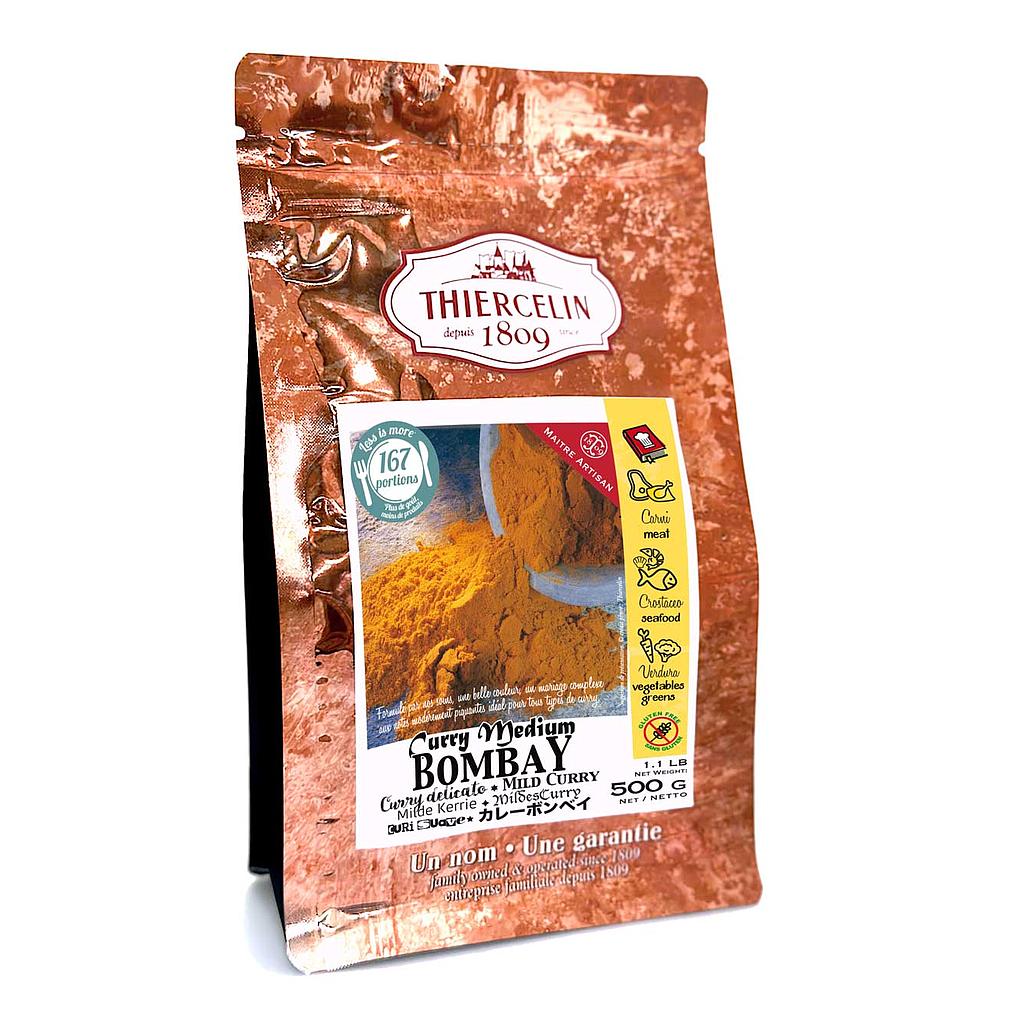 Medium Bombay Curry, kruidenmix in poedervorm, 500 g hersluitbare zak voor optimale versheid