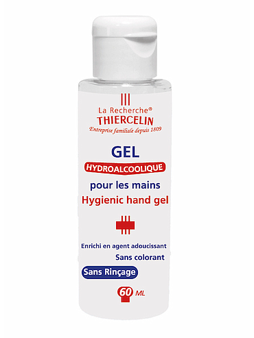 GEL HYDROALCOOLIQUE, 70%, flacon individuel 60 ml