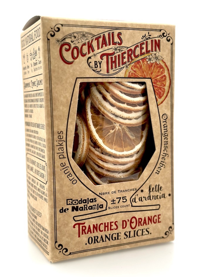 ORANGE, tranches séchées pour boissons et décors sucrés, boîte carton 200 g